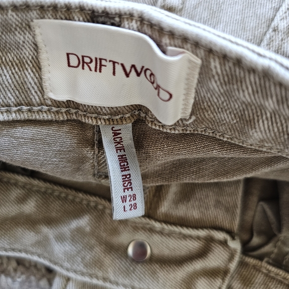 Driftwood Jackie High-Rise Embroidered Jeans Size 28 - Picture 5 of 6